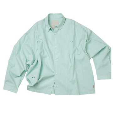 GOOPiMADE COMPLEXCON LIMITED SERIES-HIDDEN IN STRIPE SHIRT - GREEN