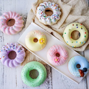 Donut仿真多拿滋甜甜圈面包模型假道具 甜品店小吃店櫥窗裝飾擺設