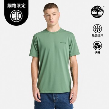 【網路限定】男款綠色快乾短袖T恤|A6ASVA6Z