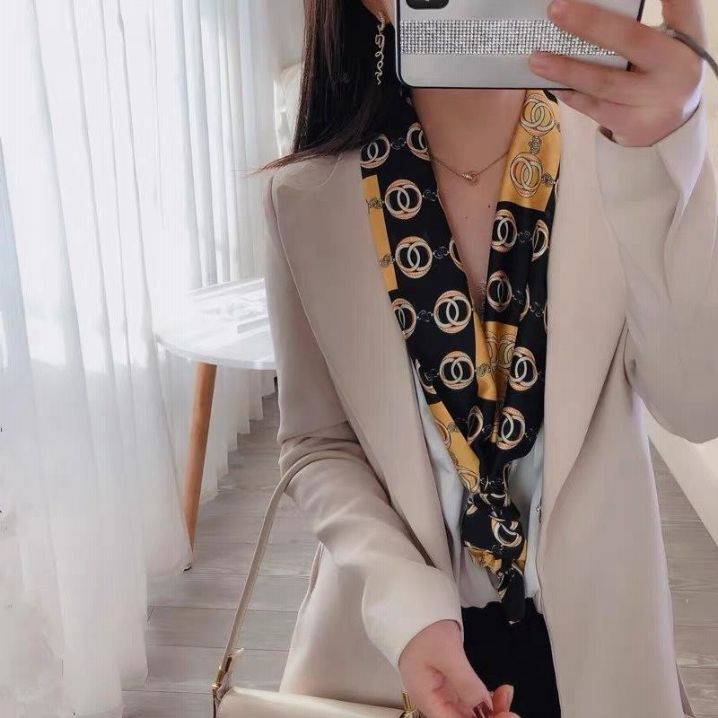 スカーフ レディース ネックスカーフ シフォンスカーフ バンダナ