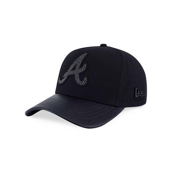 【NEW ERA】940AF NEW ERA DARK 90S 亞特蘭大勇士 黑 休閒帽 男女款 棒球帽-NE14363522