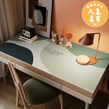 書桌墊/桌墊/桌布 寫字台桌硅膠桌墊防水防油桌布兒童學生學習電腦書桌墊桌面保護墊