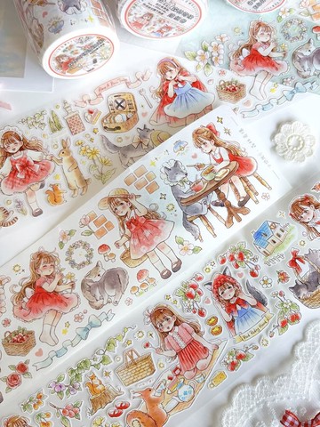 森林奇緣 甘い午後の物語 PET 和紙膠帶 (kiss-cut)