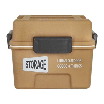 SHOWA正和 STORAGE方形便當盒 小 雙層內附上層盒  沙色  1個