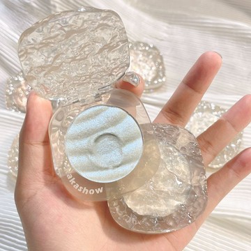 🔥超火🔥Kakashow幻影碎閃立體高光粉 清冷易碎感 臉部提亮 爆閃珠光臥蠶 學生高光粉 立體珠光偏光細閃修容 高光粉