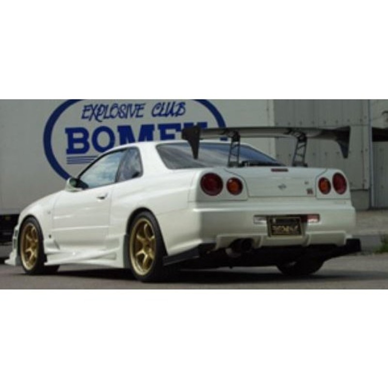 ボメックス スカイライン R34 リアディフューザー 未塗装品 R34-RB-01