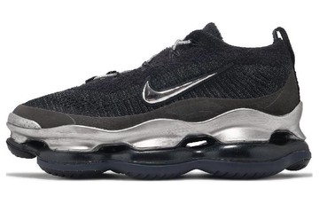 WMNS AIR MAX SCORPION FLYKNIT BLACK METALLIC SILVER