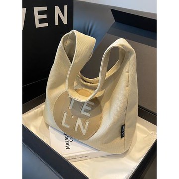 休閑大容量帆布包包女2025新款春夏流行腋下單肩包爆款手提托特包