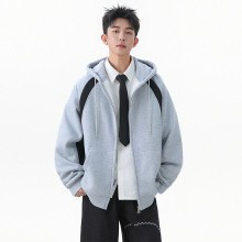 情侶裝機車服開衫衛衣一體加絨