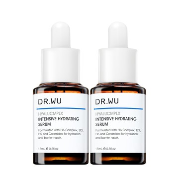 DR.WU 玻尿酸保濕精華液15ML(2入組)-共2入