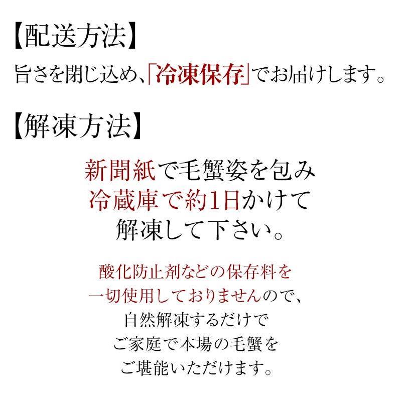 2023 ギフト 北海道産 毛ガニ 毛蟹(550g前後×3尾) 浜ゆで 毛蟹