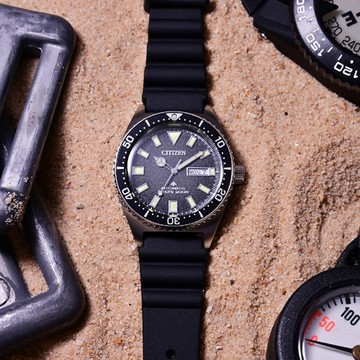 CITIZEN 星辰 PROMASTER 時尚玩色200米機械潛水錶/41mm(NY0120-01E)