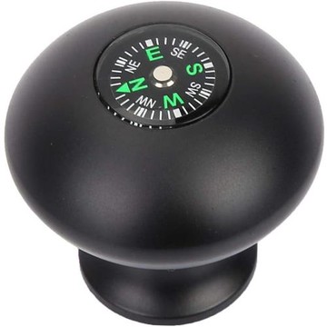 攝影攝像配件 鋁合金三腳架獨腳架登山杖拐杖頭 球形圓手柄指南針