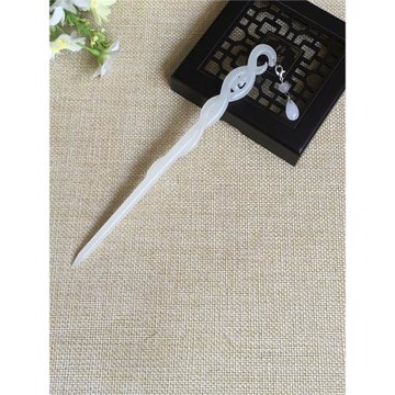 楊紫長相思同款古風漢服頭飾步搖流蘇新疆和田玉簪子發簪白蛇緣起