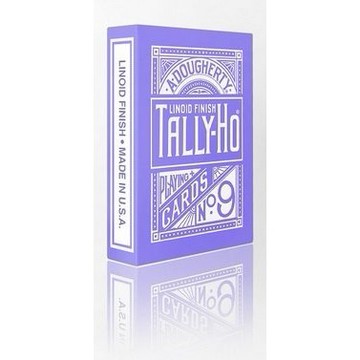 【USPCC 撲克】TALLY-HO VIOLET ROSE V2 反紫圓背 撲克牌-S0998620