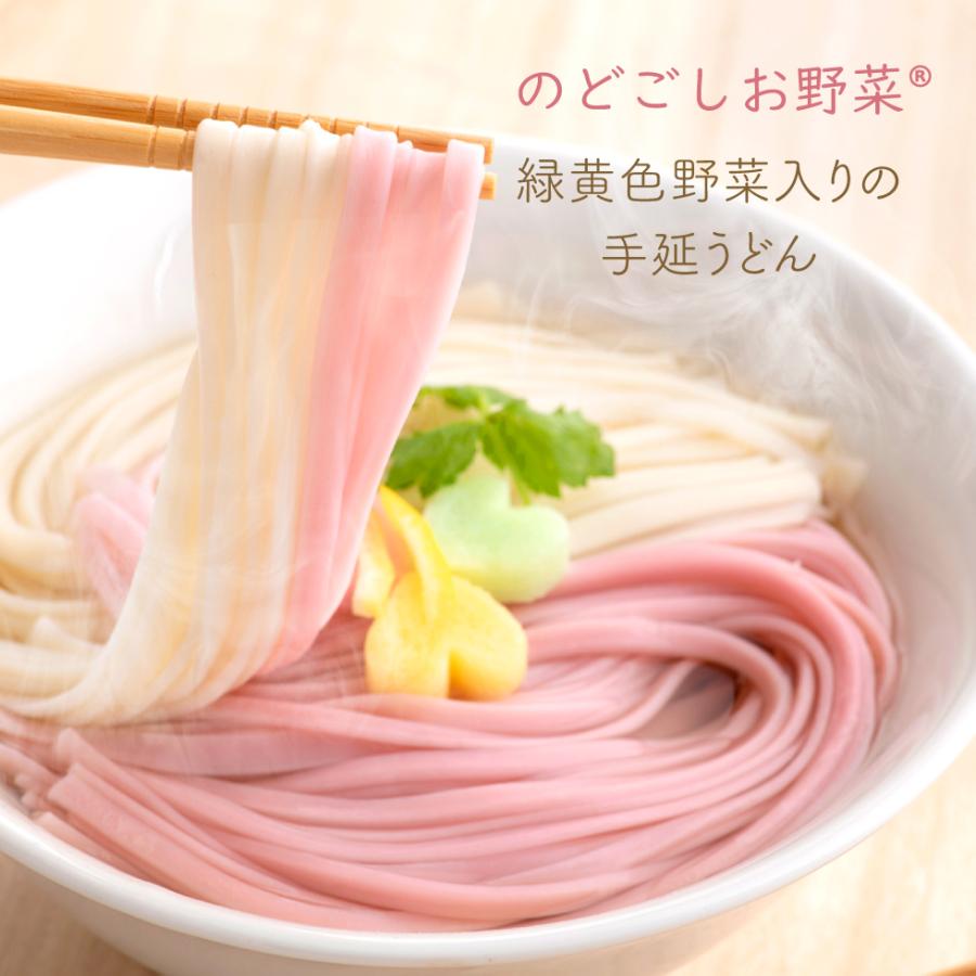 うどん 三輪 手延べ お祝い 内祝い お返し ギフト 緑黄色野菜入り 50g 5束セット メール便送料無料