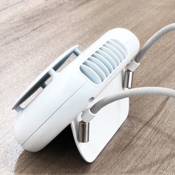 無葉戶外風扇  口罩扇熱風扇 懶人無葉創意掛脖小風扇便攜