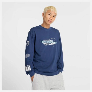 New Balance 男 長袖上衣 MT43575NNY-F