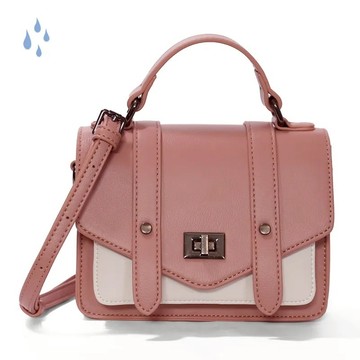 【MOZ瑞典駝鹿】防潑水 mini翹課信封劍橋包(珊瑚粉)