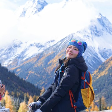 INRSWORLD 悉心界 針織暖暖毛球帽-紺宇藍