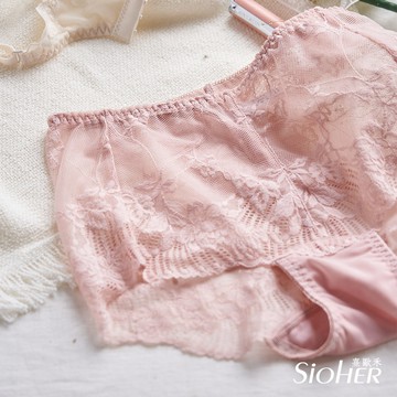 小平角蕾絲中腰內褲 M-3XL｜SiOHER熹歐禾