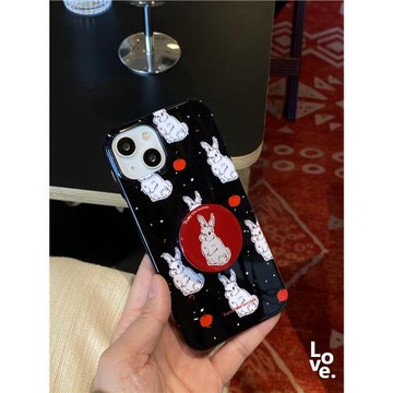 許多小兔適用于三星S22Ultra藝術菲林硬殼S22+小眾設計S21Ultra半包s21+手機殼S21光面女款新款ins保護套