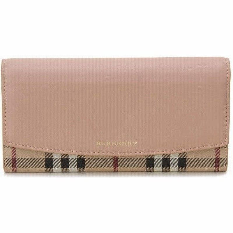 バーバリー Burberry 二つ折り 長財布 Haymarket Elmore ピンク レディース 財布 通販 Lineポイント最大0 5 Get Lineショッピング