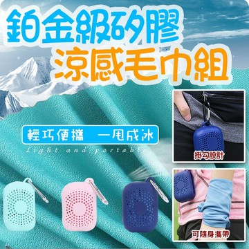 【隔日到貨免運費！冰絲面粗 快速降溫】日本 新發售 涼感毛巾組 可冷藏 涼感降溫 長毛巾 運動毛巾