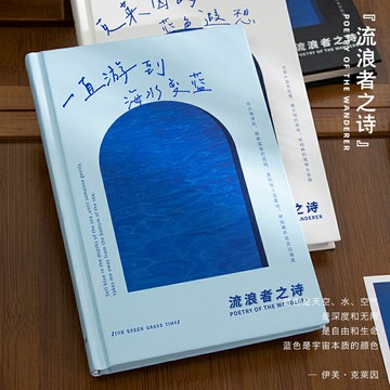 手賬本高顏值筆記本子立體網紅插畫彩色內頁文藝至于精致ins風2022手帳本日記本學生流浪者之詩精裝本