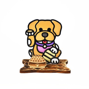 招福犬 唐狗 浪浪 座台式  l 龍年 福貼 揮春 春聯 招財 招財貓