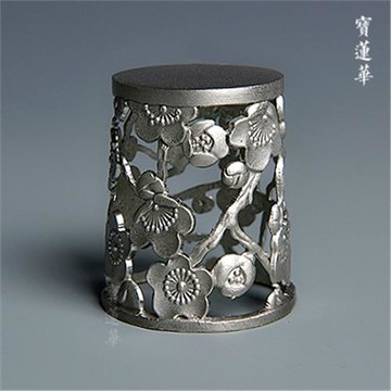 手工錫蓋置 云南個舊99.9%純錫蓋托壺蓋架壺蓋座功夫茶具茶道配件