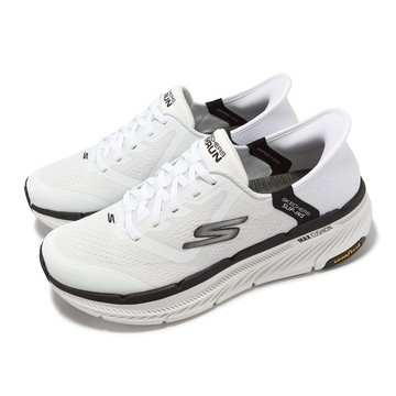 [ACS] Skechers 慢跑鞋 Max Cushioning Premier 2 Slip-Ins 男鞋 白黑 套入式 220526WBK
