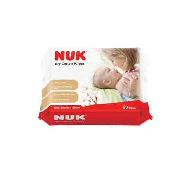 NUK 嬰兒乾濕兩用紙巾80抽