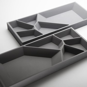 【最有品味的桌上收納】Lab 01 | 保持社交距離 – 五格水泥盤