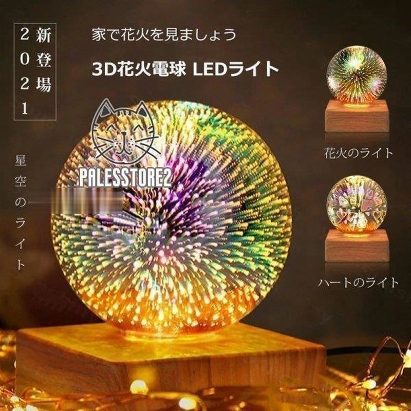 3d花火電球 インテリア 室内花火大会 ナイトライト 夏祭り 夏の日 ベッドサイドランプ クリスマス パーティー 装飾 雰囲気 おしゃれ お中元プレゼ 通販 Lineポイント最大0 5 Get Lineショッピング