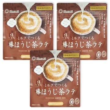 TEA TSUBOICHI 焙茶沖泡粉(拿鐵用)  3包  1包  100g