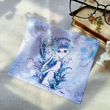【好喵】擦拭布/眼鏡布/拭鏡布-白晝華麗女王貓