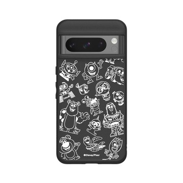 Pixel 8 Pro SolidSuit 黑 - 迪士尼-皮克斯 PIXAR - 皮克斯系列 - 角色線條風格
