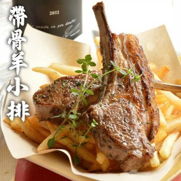 【勝崎生鮮】帶骨羊小排15包組(100公克/2片)