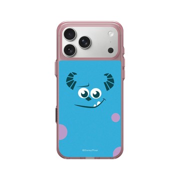iPhone 17 Pro Max Clear (相機按鈕) 晶醺玫 - 迪士尼-皮克斯 PIXAR - 大臉毛怪
