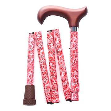 Merry Sticks 悅杖 繽紛生活折疊手杖  紅玫  1支