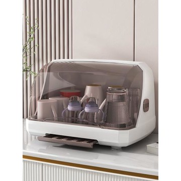 桌面防塵杯子收納廚房置物架水杯收納盒玻璃杯茶杯托盤瀝水杯架子