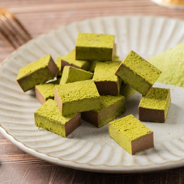 【巧克力雲莊】京韻抹茶生巧克力 (125g/盒_附提袋)