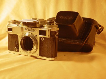 KIEV-4M 35 毫米測距儀相機機身蘇聯 Contax RF 鏡頭安裝座帶保護
