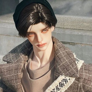 統編發票 bjd3分男娃Aslan 獅子化妝SD裸娃人形壯叔帥氣腹肌禮物樹脂可動 bjd男娃 帥氣娃娃 關節娃娃 交換禮
