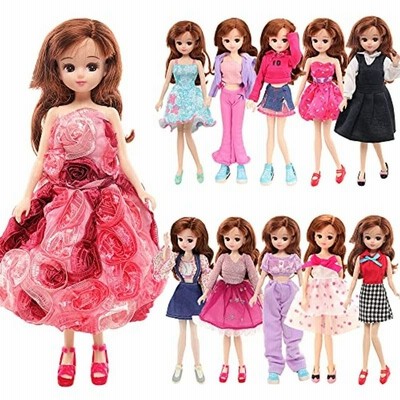 Barwa リカちゃん用服 リカちゃん人形用ドレス リカちゃん人形用 ランダム5枚服セット 人形用服 22cm人形用ドレス 手作り 可愛い 通販 Lineポイント最大get Lineショッピング