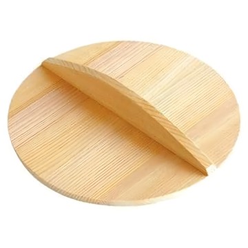 市原木工所 無塗裝原木 落蓋 天然木 18cm  1個