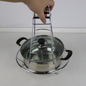 廚房防燙取碗夾蒸鍋提盤夾防滑墊鍋架大小鍋夾置物架家用炒鍋墊架
