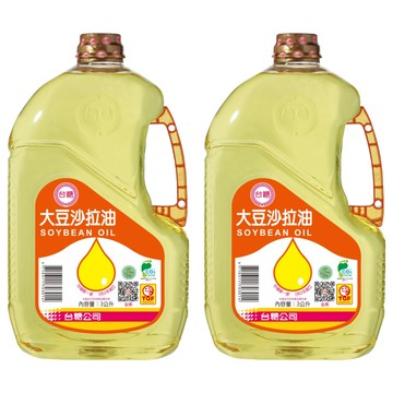 台糖 大豆沙拉油  3L  2瓶