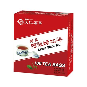 冬日限定特價 熱飲【史代新文具】天仁 阿薩姆紅茶袋茶(防潮包) 2gx100包